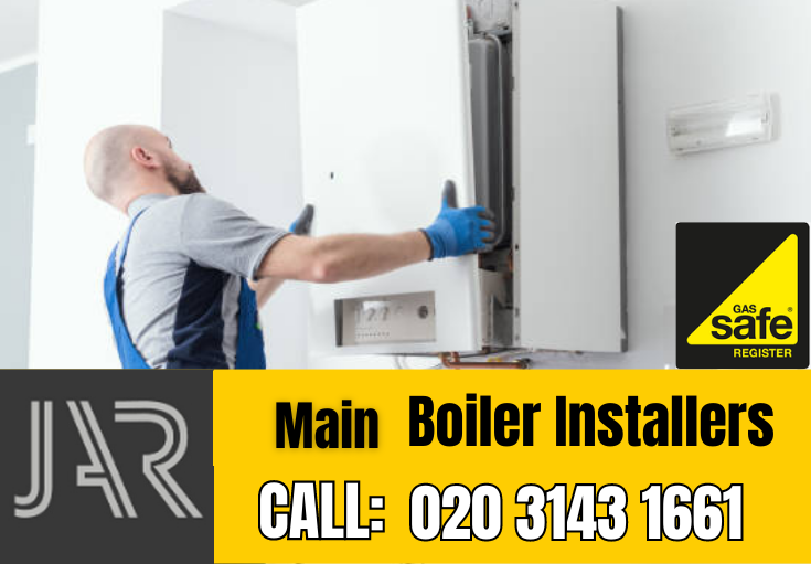 Main boiler installation Lower Edmonton